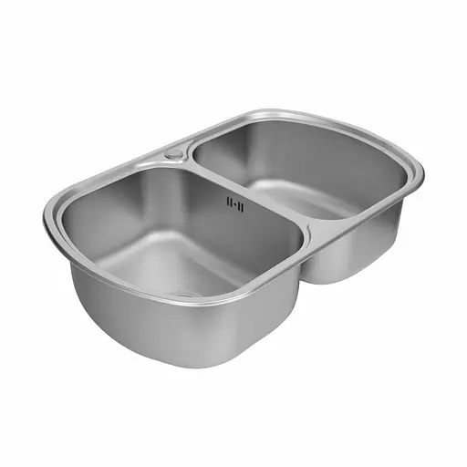 Кухонная мойка из нержавеющей стали Platinum сатин 7749D (0,8/180 мм), Satin - фото 3