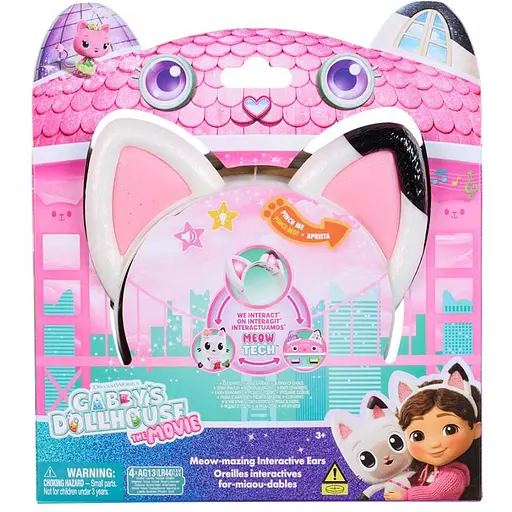 Ляльковий будиночок Gabby's Dollhouse Габбі у кіно: Інтерактивні нявкотячі вушка Габбі (SM36201/6074336)