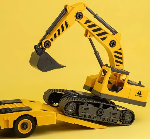 Машинка-конструктор Otamanko Автоконструктор Вантажівка тягач з екскаватором - фото 4