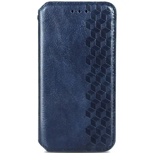 Чохол-книжка шкіряний Getman Cubic (PU) для Xiaomi Redmi 12C Синій - фото 1