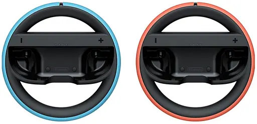 Руль Nintendo Switch 2 Joy-Con 2 Wheel Set of two light blue/light red Global - фото 3