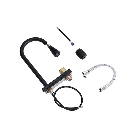 Кухонна мийка Kroner KRP Schwarze - SET7546HM PVD (3.0/0.7 мм) CV032277, Чорний - фото 11