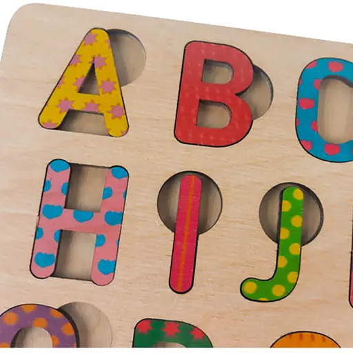 Пазл деревянный Zirka Алфавит английский цветной (341775) - фото 2