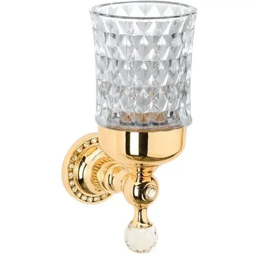 Склянка для зубних щіток Kugu Swan 406G золотий - фото 1