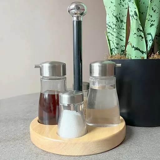 Місткість для спецій і соусів Sakura хром (CT-58087) - фото 3