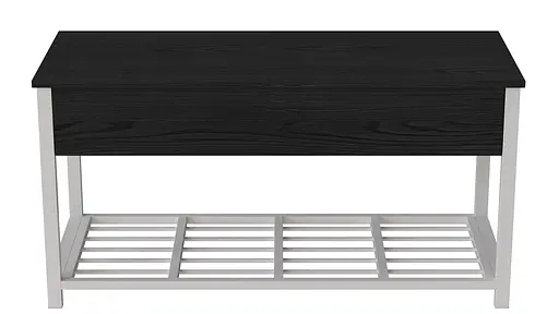 Банкетка з ящиком Дрейк 1 550x1000x400 метал Білий ДСП Сосна Кембра 16мм FRD-103054 - фото 3