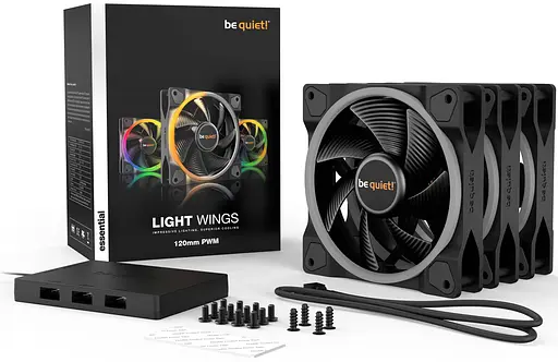 Вентилятор Be quiet! Light Wings 120mm PWM 3 pack (BL076) - фото 4