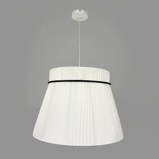 Дизайнерский светильник с конусным полимерным абажуром Ø60x42 см Line F MJ241-600 x 420 Белый - фото 2