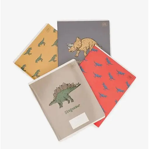 Тетрадь школьная DINO 354426 12 листов 1 шт. в ассортименте - фото 1