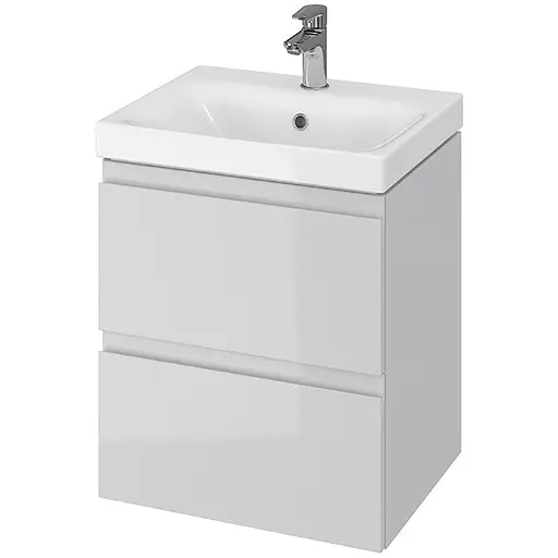 Тумба з умивальником Cersanit Moduo 50x40 Сірий - фото 1