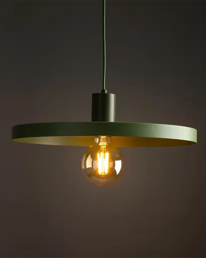 Підвісний світильник, люстра TK Lighting 10762 Sila E27 1x15W IP20 зелений - фото 2