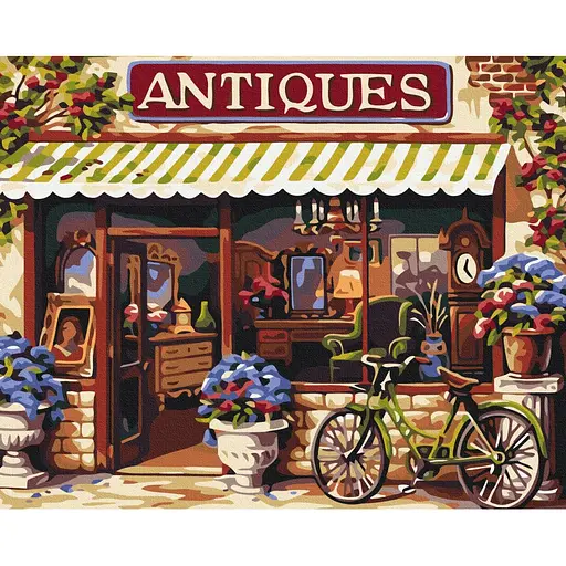 Картина по номерам Антикварная лавка Brushme 40x50 см разноцветная 000277186