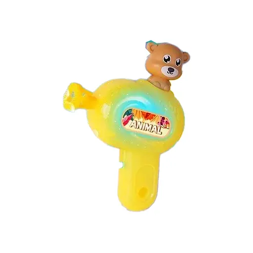 Пистолет с мыльными пузырями, 10x15 см, с мыльным раствором (в ассортименте)