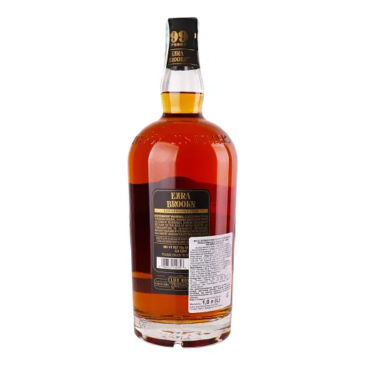 Виски Ezra Brooks 99 Proof Kentucky Straight Bourbon Whiskey 49.5% 1 л - фото 2