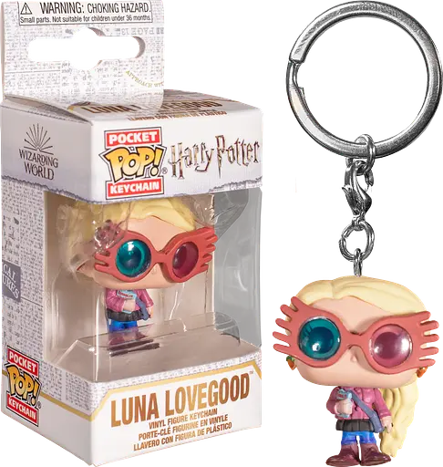 Фігурка-брелок Funko Pop Фанко Поп Harry Potter Luna Lovegood Гаррі Поттер Полумна Лавгуд 4 см HP LL41 - фото 2