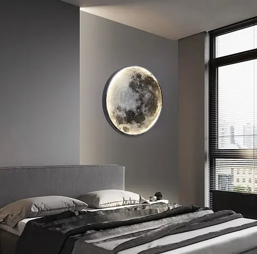 Бра у вигляді планети Ø 50 см із кабелем та вимикачем Арт. WST03-500 Line F - фото 5