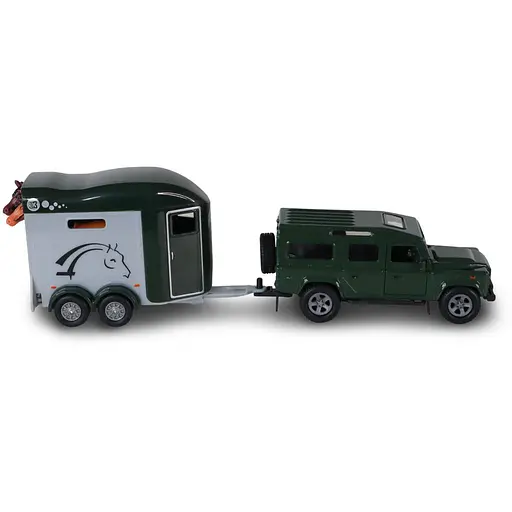 Ігровий набір TechnoDrive Land Rover з причіпом і фігурками коней (520460.270) - фото 3