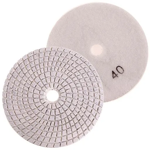 Круг алмазний Alloid Building Tools шліфувальний на липучці 100 мм зерно 40 (DD-100040) - фото 1