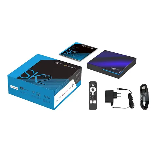 Смарт ТВ приставка Ugoos SK2 NETFLIX 4/32 Гб Google TV 12 Smart Box - фото 3
