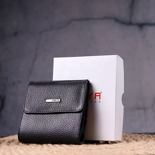 Женский портмоне из натуральной кожи 10х10х1 см KARYA 10х10х1 см acs0024264 - фото 9