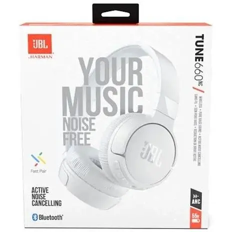 Наушники беспроводные JBL Tune 660 NC (JBLT660NCWHT) белые - фото 5