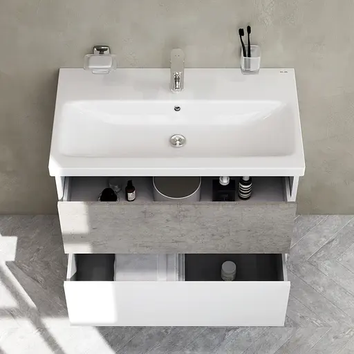 Тумба підвісна AM.PM GEM S 75 см з умивальником - фото 3