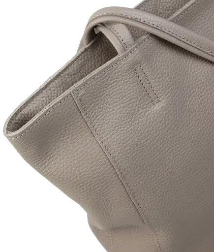 Женская сумка Borsacomoda из натуральной кожи бежевая 845.018 sum0028714 - фото 9