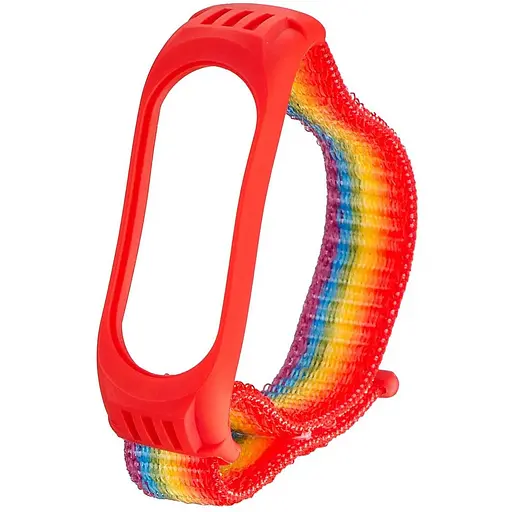 Ремешок Nylon Mi Band 5/6 Gradient Rainbow - фото 1