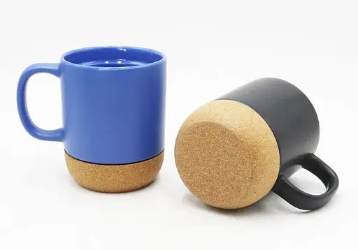 Керамічний кавовий кухоль OldBro REd 400 мл з ізольованим корковим дном і кришкою - фото 3