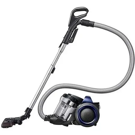 Пылесос Samsung VC05K71F0HB/UK Blue/Black 550 W без мешка Cyclone Force with Anti-tangle Turbine управление на ручке мини-турбощетка щетка 2в1