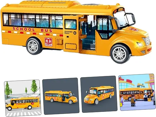 Школьный автобус, 7729, инерция, звук, подсветка - фото 2