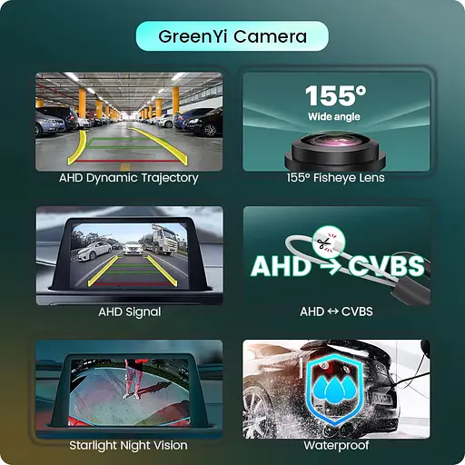 Камера заднего вида Renault Duster Dacia AHD 720-1080 HS-8255 - фото 7