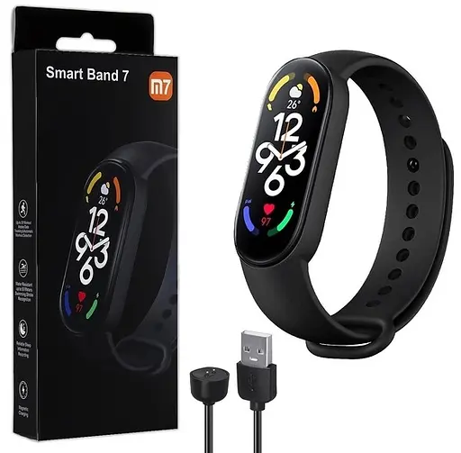 Смарт-браслет Smart Band M7 чорний - фото 5