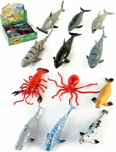 Фигурка Морские животные, Гонконг, тянучка, 7-8 дюймов, A010P - фото 2