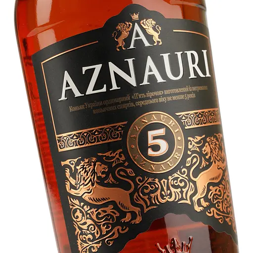 Бренді України Aznauri 5 зірок, 40%, 0,5 л (690231) - фото 5