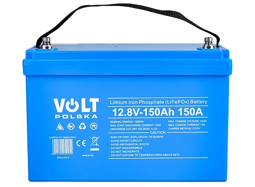 Аккумуляторная батарея Volt Polska LiFePO4 12.8V 150Ah 150А + BMS + Bluetooth - фото 4