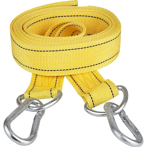 Трос буксирувальний Vitol ST1004/ТР-202-3-2 стрічка 3 тонни 47 мм х 4.5 м жовтий (ТР-202-3-2) - фото 1