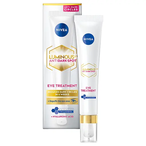 Крем для шкіри навколо очей Nivea Luminous 630 проти темних кіл 15 мл 