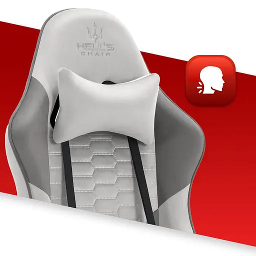 Компьютерное кресло Hell's HC-1000 Grey (тканина) - фото 6