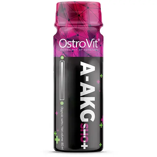 Амінокислота OstroVit A-AKG Shot, 80 мл - Малина-цитрус - фото 1