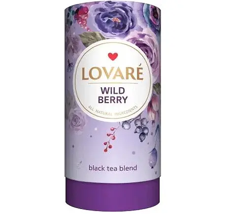 Чай Lovare Дикая ягода, 80 г, пачка - фото 1
