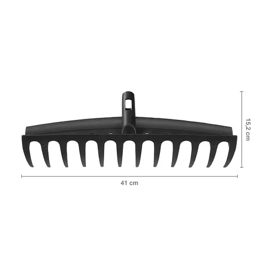 Граблі пластикові Fiskars Solid™ 41 см, 135064 (1014917) - фото 4