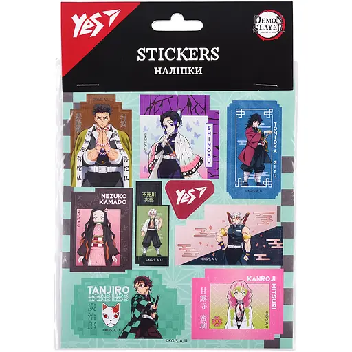 Наклейки Yes Demon Slayer 2 (954920)