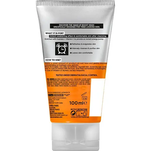 Гель для умывания очищающий бодрящий L'Oreal Paris Гидра энергетик Men Expert 100 мл - фото 2