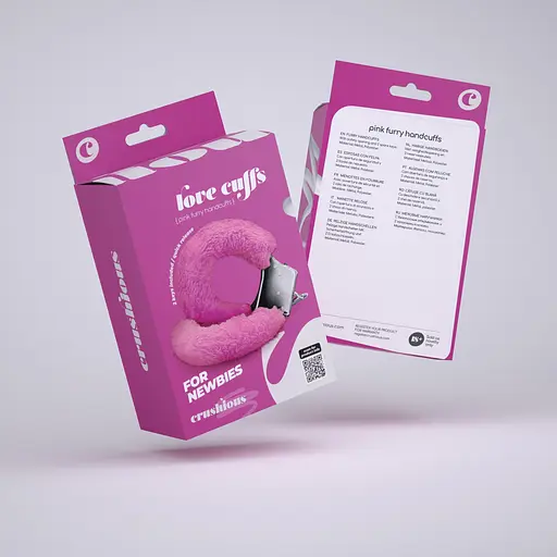 Наручники з хутром Crushious рожеві - фото 5