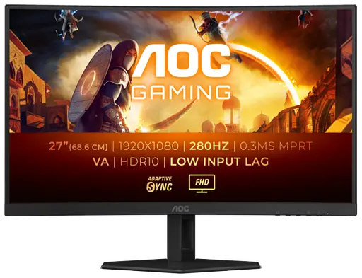 Монiтор 27" AOC C27G4ZXE Black
