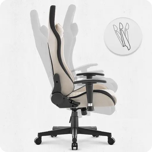 Кресло Cabro C508 Beige ткань - фото 6