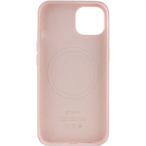 Чохол Epik Silicone case AAA with Magsafe and Animation для Apple iPhone 13, 6.1 Рожевий/Chalk Pink - фото 3