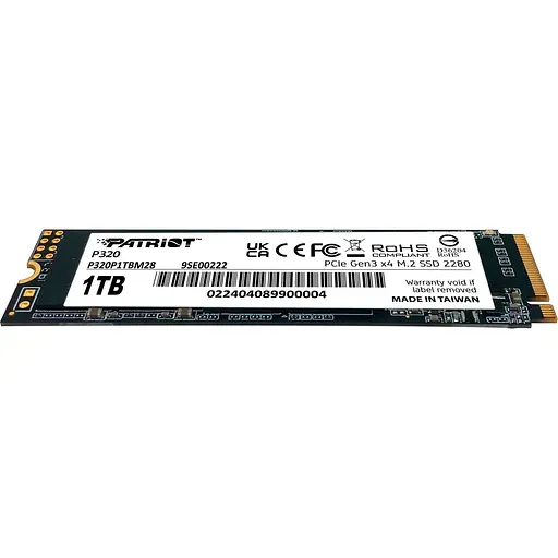 SSD накопичувач Patriot P320 1TB (P320P1TBM28) [130580] - фото 4