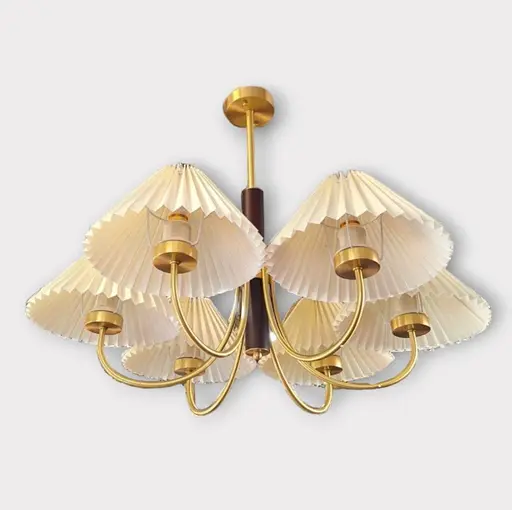 Світлодіодна люстра Дзвін 6006 (Золота) на 3 плафони - фото 3